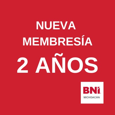 [NM2A] Nueva Membresía Capítulo BNI (2 años)